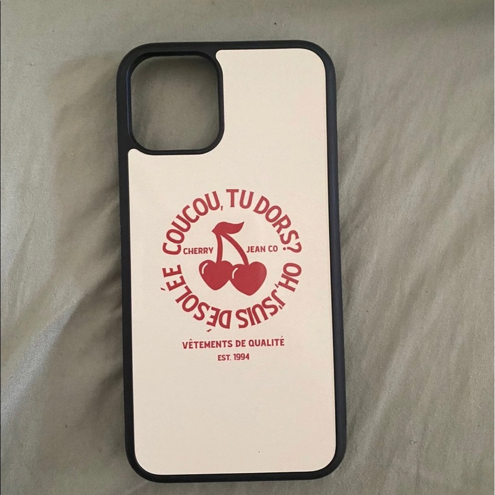 harry styles inspired cherry iphone 11 pro case